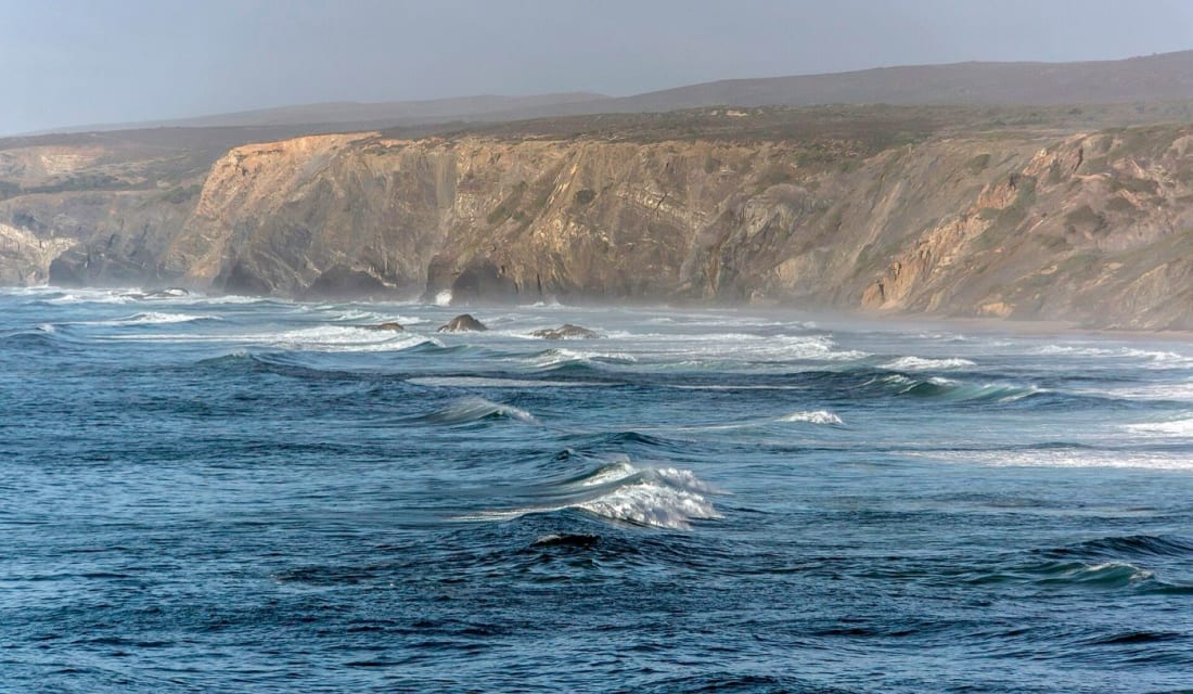 The wild cliffs of the Costa Vicentina near Praia da Bordeira